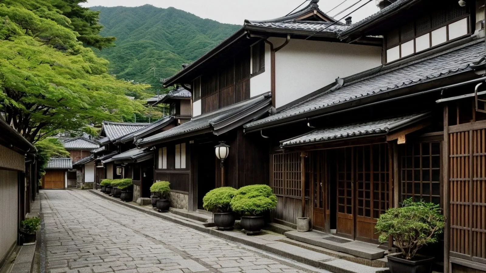 有馬溫泉古老石板巷道