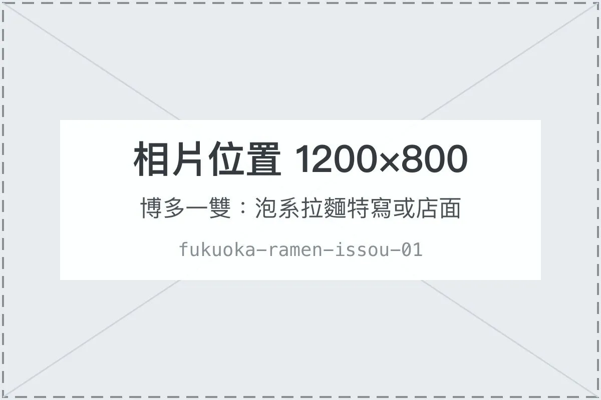 博多一雙：泡系拉麵特寫或店面