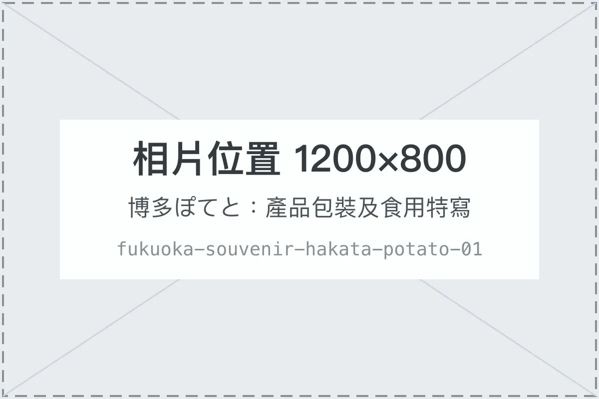 博多ぽてと：產品包裝及食用特寫